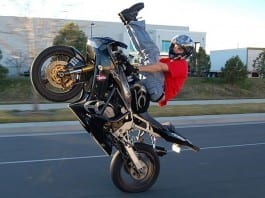 Guy on Motorcycle Looking Forward to Donating His Organs