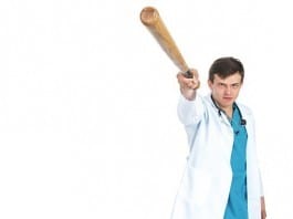 Former College Athlete Overusing Sports Analogies on Rounds doctor on rounds