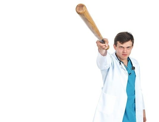 Former College Athlete Overusing Sports Analogies on Rounds doctor on rounds