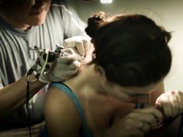 Sick of Scrub Machine Malfunctions Resident Gets Scrubs Tattooed on Body