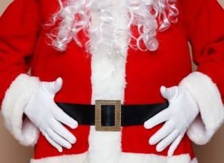 Santa Sporting Trim New Figure After Successful Gastric Bypass santa big