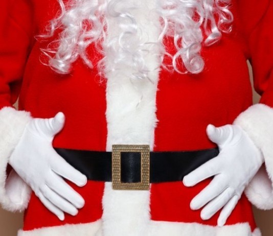 Santa Sporting Trim New Figure After Successful Gastric Bypass santa big