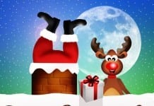 ‘Twas the Night Before Christmas: ‘Rona Version santa claus stuck