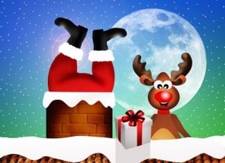 ‘Twas the Night Before Christmas: ‘Rona Version santa claus stuck