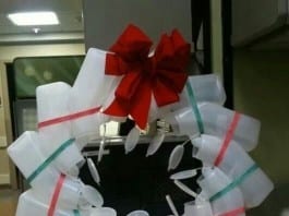 Record Number of Medical Providers Creating Gifts Using Things Around the Hospital urinal medical wreath