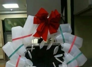 Record Number of Medical Providers Creating Gifts Using Things Around the Hospital urinal medical wreath