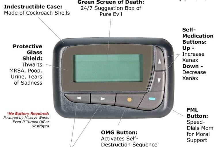 October 16, 2015: National Toss Your Pager in the Trash Day