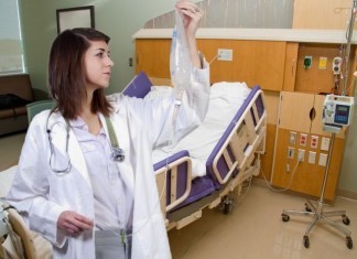In Cost-Cutting Measure, IV Poles to Be Replaced with Eager Medical Students iv pole medical student