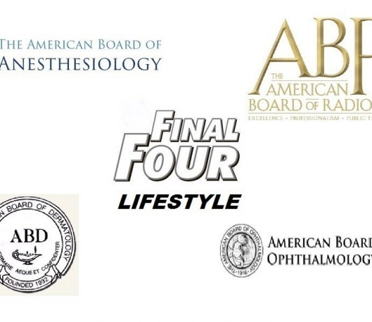 Road to the Final Four Best Lifestyle Medical Specialties finall four medical