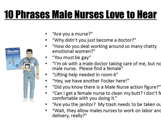 10 Phrases Male Nurses Love to Hear male nurses