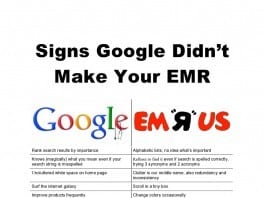 The Fantasy Google Electronic Medical Record Vs. Reality emr