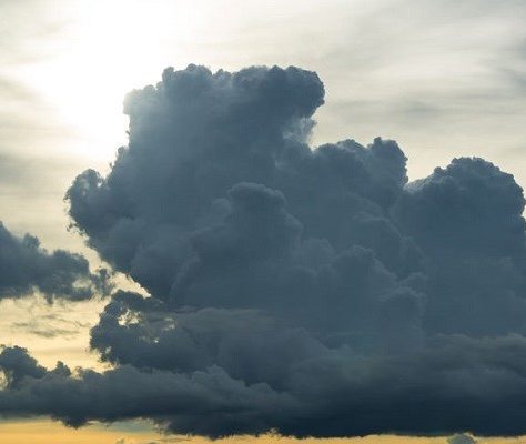 black cloud white cloud