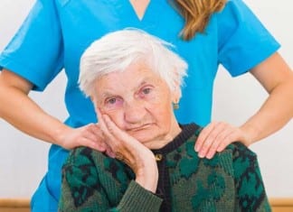 Combative Little Old Lady Requires Record-Breaking 11-to-1 Sitter older patient sundowning