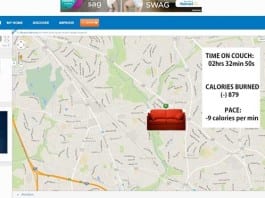 Map My Couch App Released in Response to Map My Run App map my couch app
