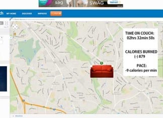 Map My Couch App Released in Response to Map My Run App map my couch app