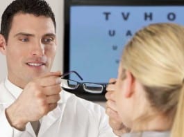 Ophthalmology Resident Consulted to Put Glasses On opthalmologist