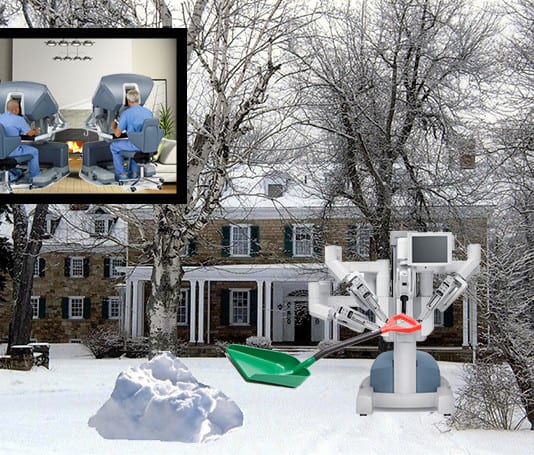 Da Vinci Robots to be Deployed for Snow Shoveling da vinci robot