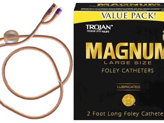 Trojan Develops New Magnum Size Foley Catheters; ‘It’s About Time,’ Say 100% of Surveyed Men