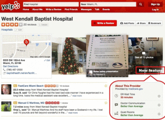 Yelp Awards Noncompliant Patient for ‘Checking In’ to Same Hospital Room 198 Times in 2015 yelp hospital review
