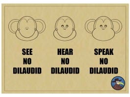 Three Wise Monkeys Support CDC Opioid Guidelines: ‘See No Dilaudid, Hear No Dilaudid, Speak No Dilaudid’