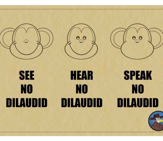 Three Wise Monkeys Support CDC Opioid Guidelines: ‘See No Dilaudid, Hear No Dilaudid, Speak No Dilaudid’