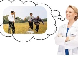 After Seeing 22 Patients in 90 Minutes, Area Pediatrician Rehearses for Her Eventual Last Day in Clinic doctor dreaming