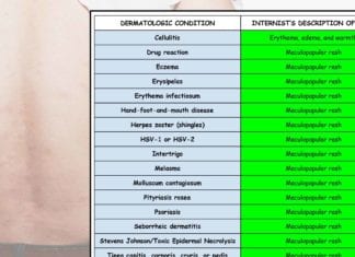An Internist’s Guide to the Description of Rashes