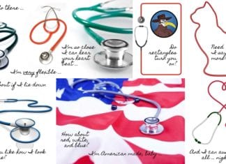 Valentine’s Day Tease: Stethoscopes in Sexy Positions