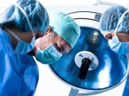 Trauma Surgeon Struggles to Repair Hole in Favorite Pair of Pants