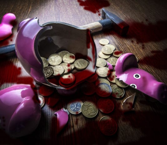 Piggy Bank in OR After Gruesome Attack with Hammer piggy bank, gruesome