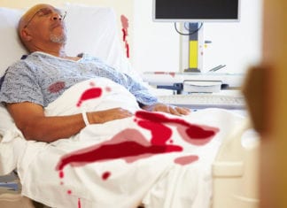 Patient Can’t Wait to Yank Out Foley, Cause Bloodbath Foley, bloodbath