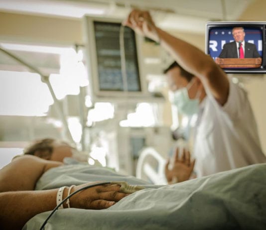 Patient Awakens from Coma, Hears About Trump, Requests Withdrawal of Care