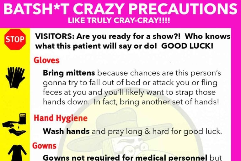 2016 Revised Batsh*t Crazy Precautions