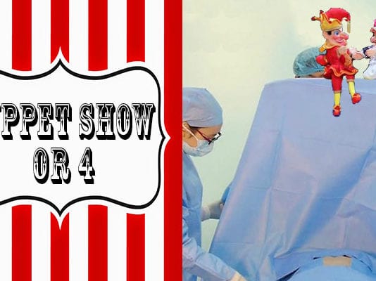 Anesthesiologist Puts Up Drape, Puppet Show for Surgeons