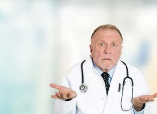 Attending Loses Perspective, Can’t Find it Anywhere confused doctor