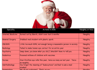Santa’s “Naughty or Nice” List