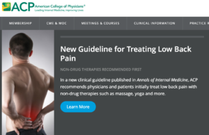 ACP low back pain anything