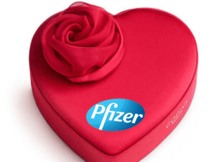 Pfizer Releases Box of Assorted Medications for Valentine’s Day Pfizer box of medications
