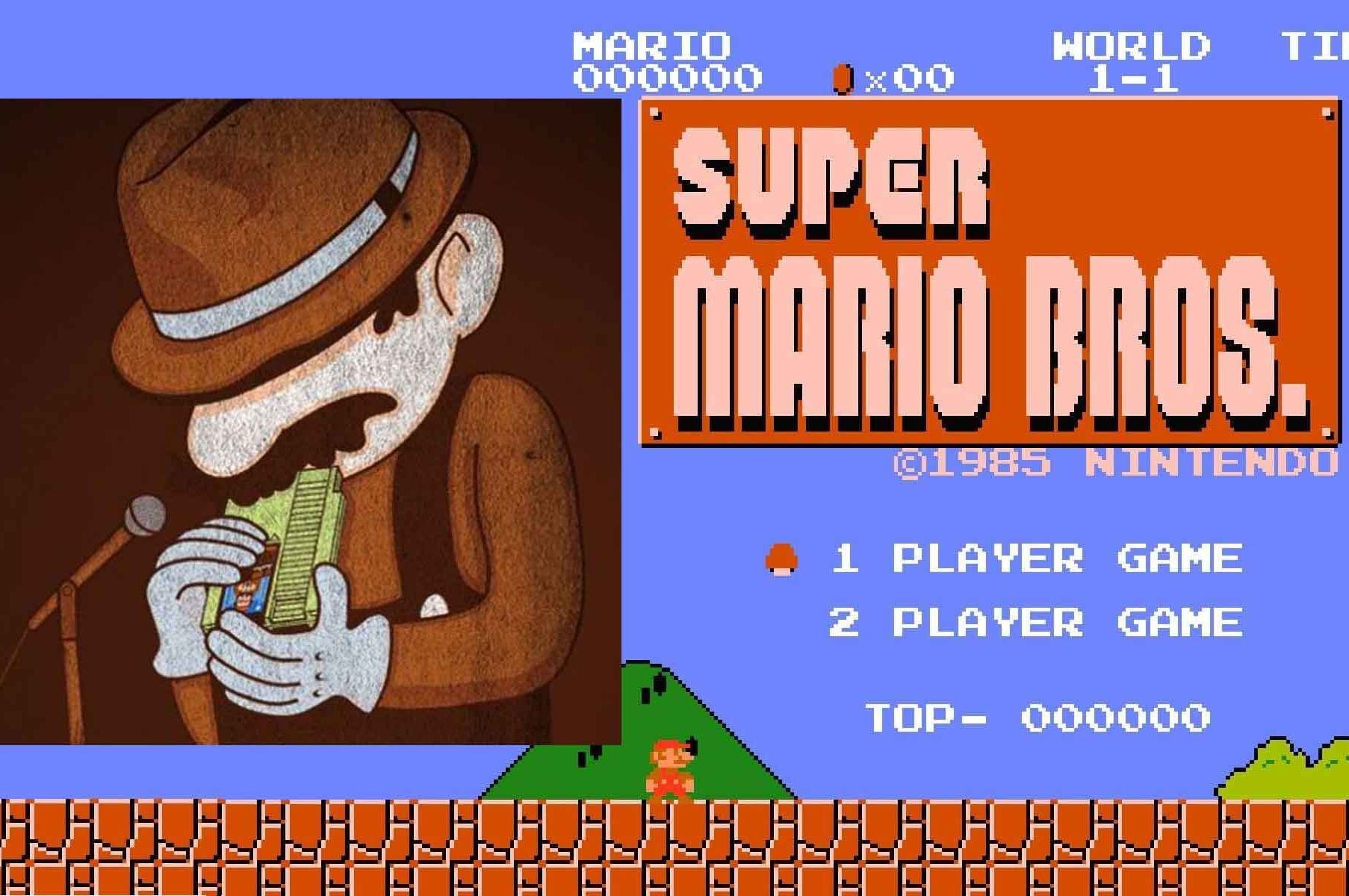 Nintendo cartridge Super Mario Bros