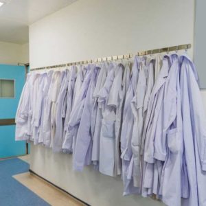 white coats