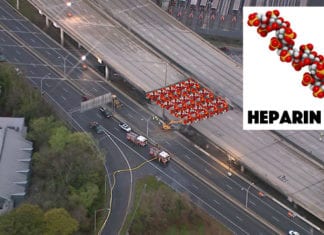Atlanta Uses Heparin Bridge for Collapsed, Subtherapeutic Part of I-85 heparin bridge