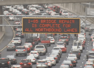 I-85 in Atlanta is Finally Therapeutic, Heparin Bridge D/C’d heparin bridge 85