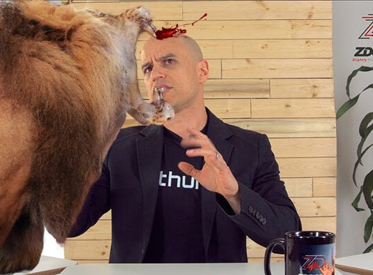 Oh No! ZDoggMD was Attacked by a Lion on Live Stream