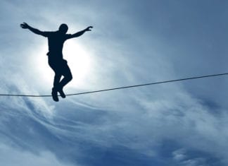 Amateur Tightrope Walker Looks Forward to First Level I Trauma Visit tightrope walker