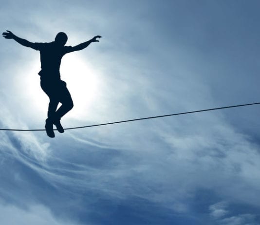 Amateur Tightrope Walker Looks Forward to First Level I Trauma Visit tightrope walker