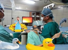 Orthopedic Surgeon Floods OR During Shoulder Arthroscopy