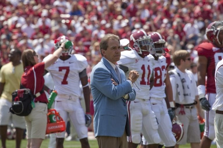 Nick Saban Hoping Triamcinolone Cream Works Better for His Healthy Scratches