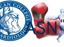 American College of Cardiology Seen Publically Fighting with the American Society of Nephrology Cardio vs Neph