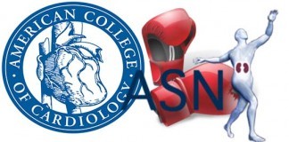 American College of Cardiology Seen Publically Fighting with the American Society of Nephrology Cardio vs Neph