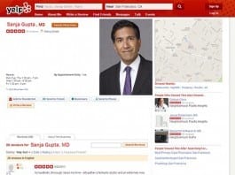 Patient “Catfished” by Doctor, Angry That Yelp Profile Was Not Dr. Sanjay Gupta